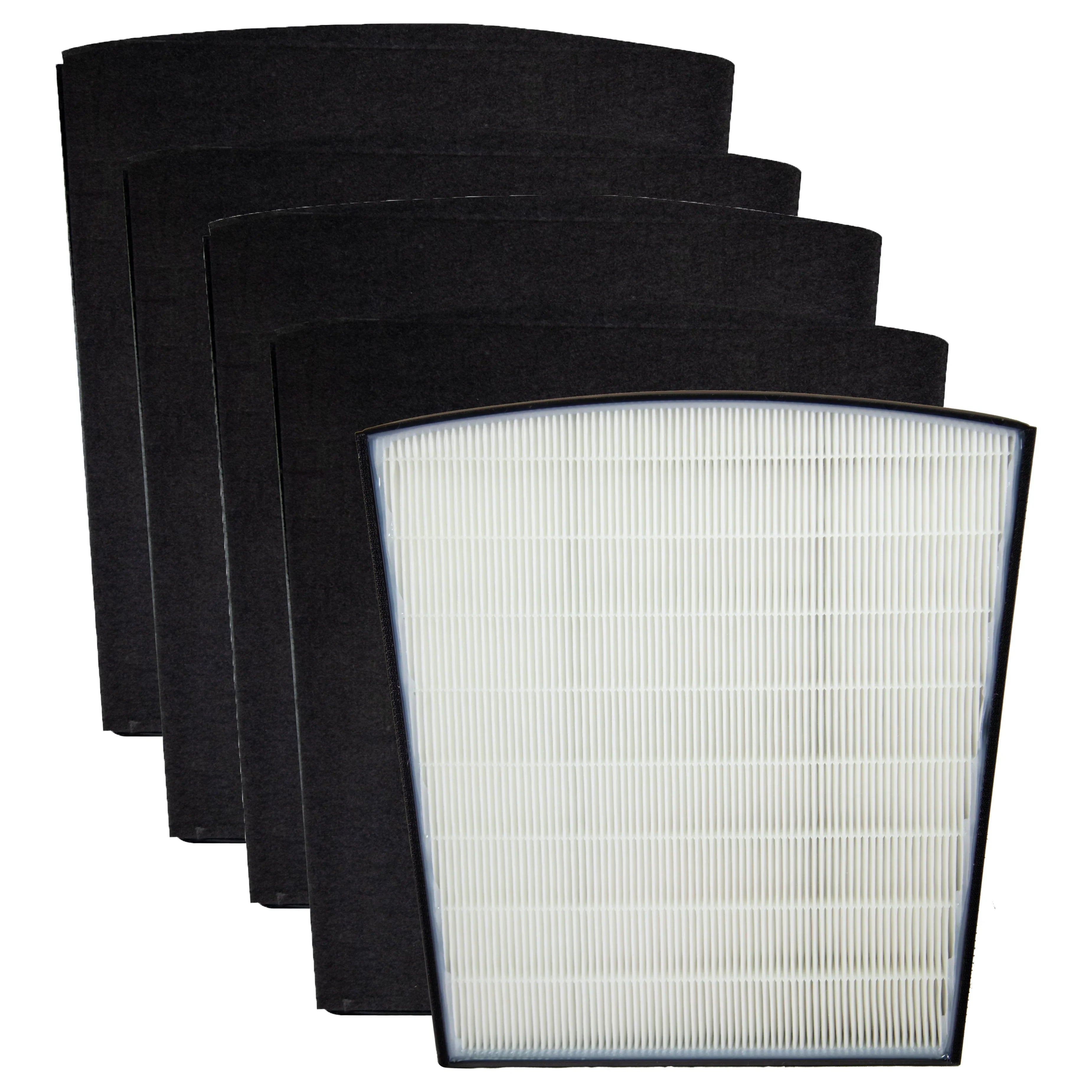 Filter-Monster - H-HF800-VP Replacement HEPA/ Pre-Filter Value Pack for Hunter HP800 Air Purifier Sizeeries - 4 Pre-Filters and 1 True HEPA Filter