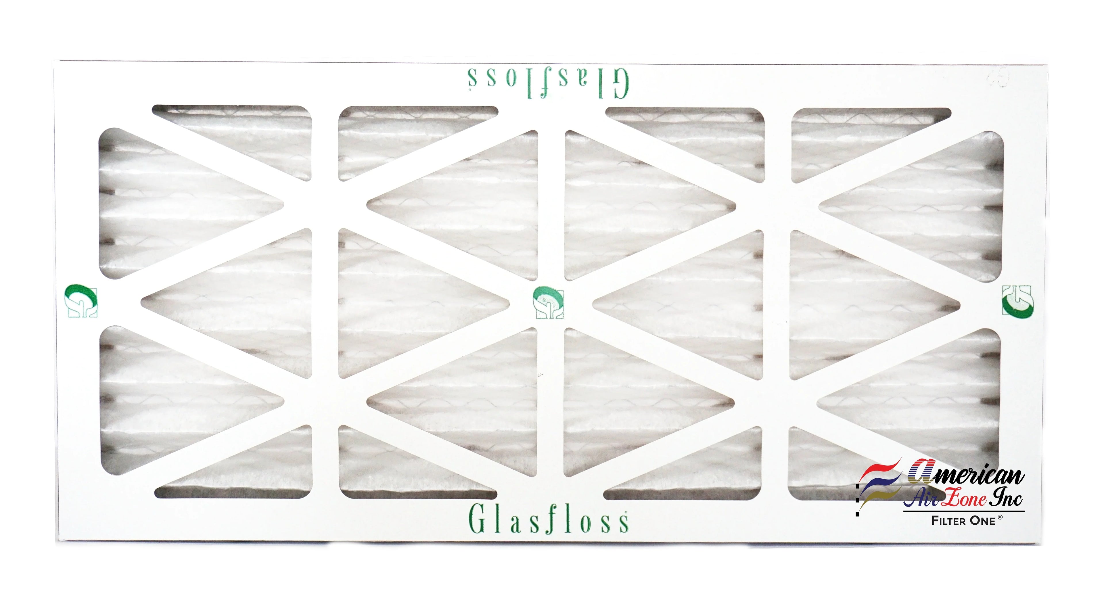 Glasfloss Air Filter 10x25x2 - 2" MERV 10 - (Pack of 12) - Pleated AC or HVAC Air Filter - Furnace Air Filter - Home or Office - Made In The USizeA.