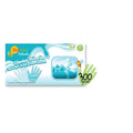 Cranberry 2926 BeeSizeure Glacier Blue Nitrile Examination Gloves Sizemall Powder Free 300/Box