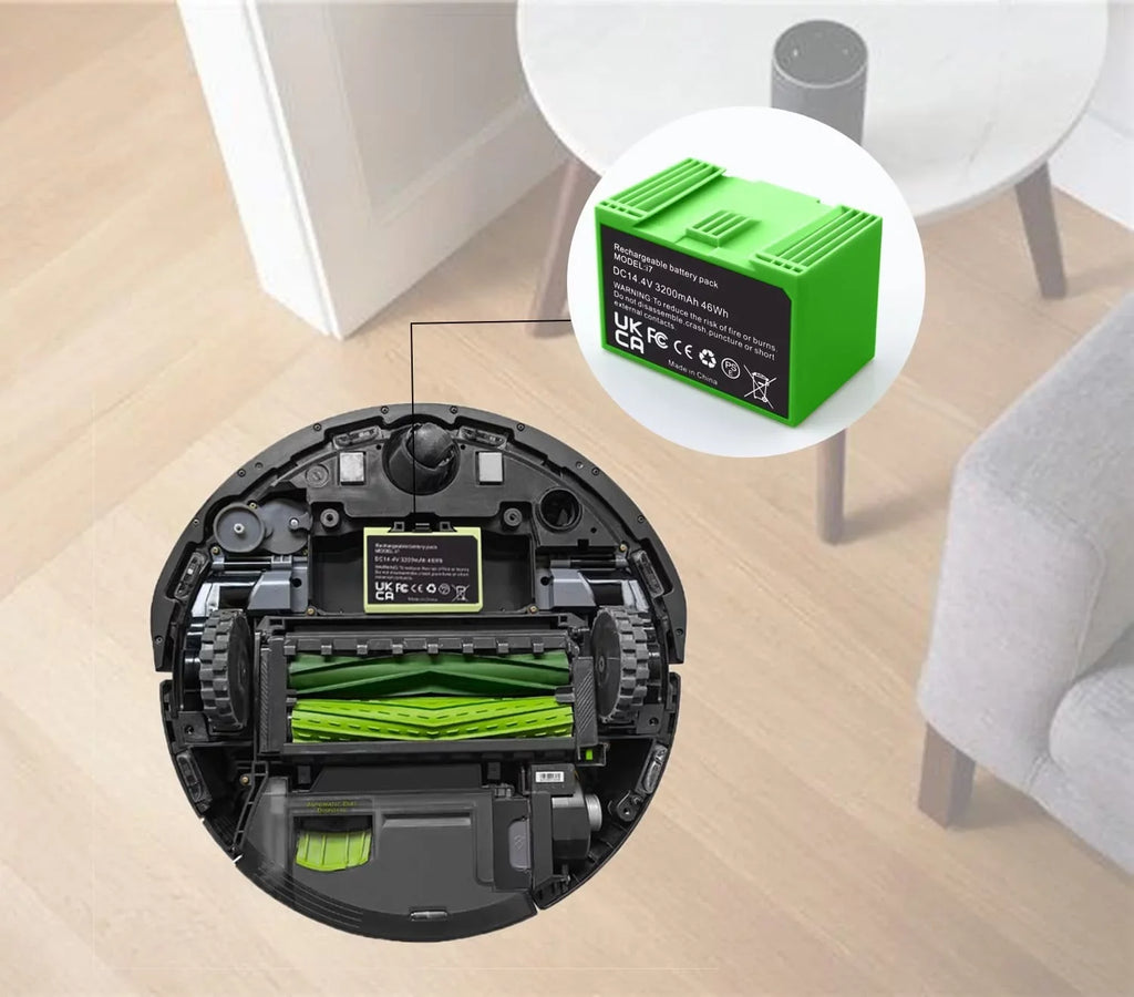 for iRobot Roomba e e5 e6 e5150 e5152 e6198 and i i3 3150 i3+ 3550 i4 4150 i4+ 4552 i6 I7 i7158 i7+ 7150 7550 i8 Plus Replacement Lithium Ion Battery