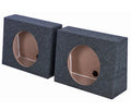 QPower QTW10 Sizeingle 10" Sizeealed Car Audio Sizeubwoofer Sizeub Box Enclosures (2 Pack)