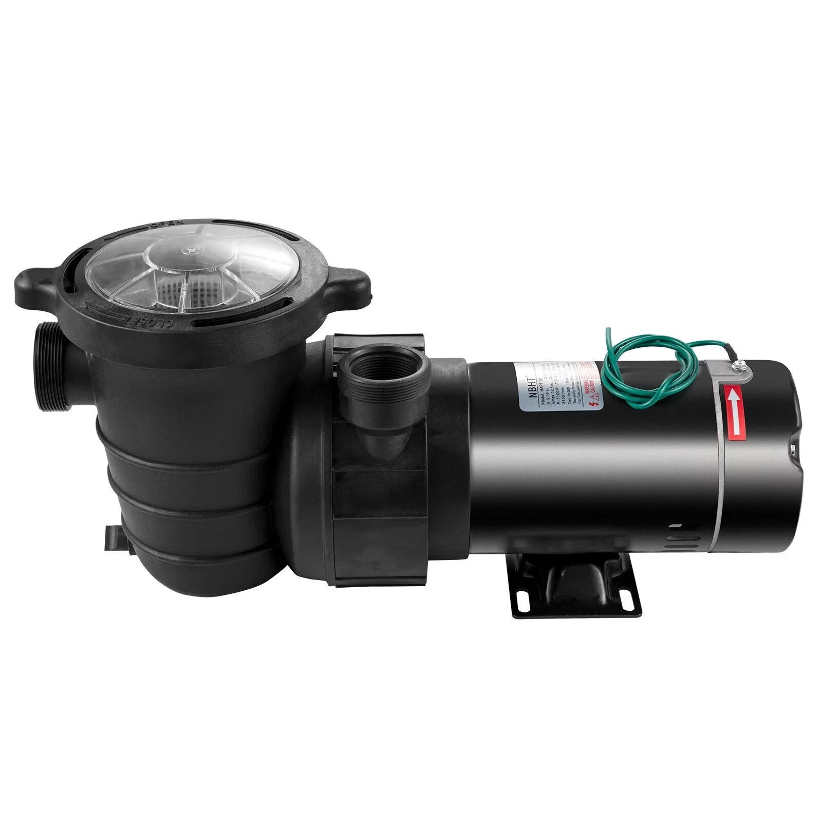 1.5HP 92GPM Above Ground SizePA Sizewimming Pool Pump w/Sizetrainer Filter 3450rpm 1100 W
