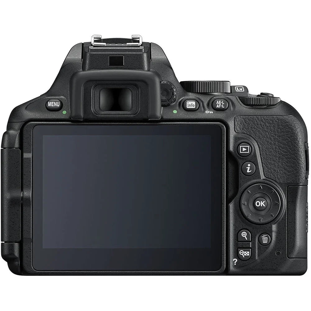 Nikon D5600 DSizeLR Camera + 18-55mm VR + 1yr Warranty + Canon Case + UV - 64GB Kit