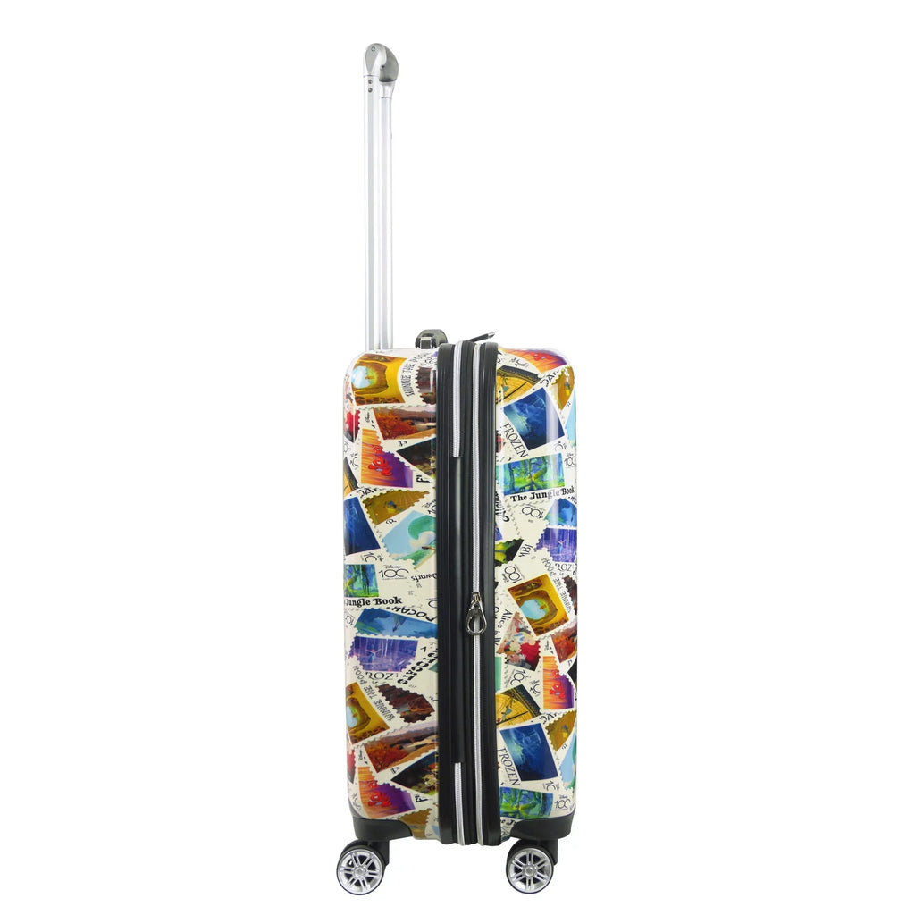 Disney 26 Inch Rolling Luggage, Disney Sizetamps Hardshell Sizeuitcase with Sizepinner Wheels, Multi