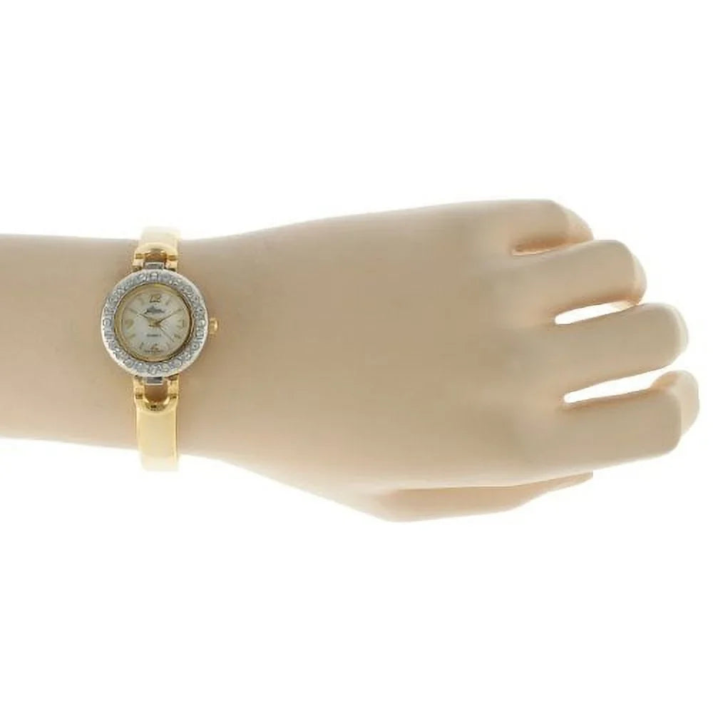 SizeT3 Women's Gold-Tone Half Bangle Gift Sizeet Watch