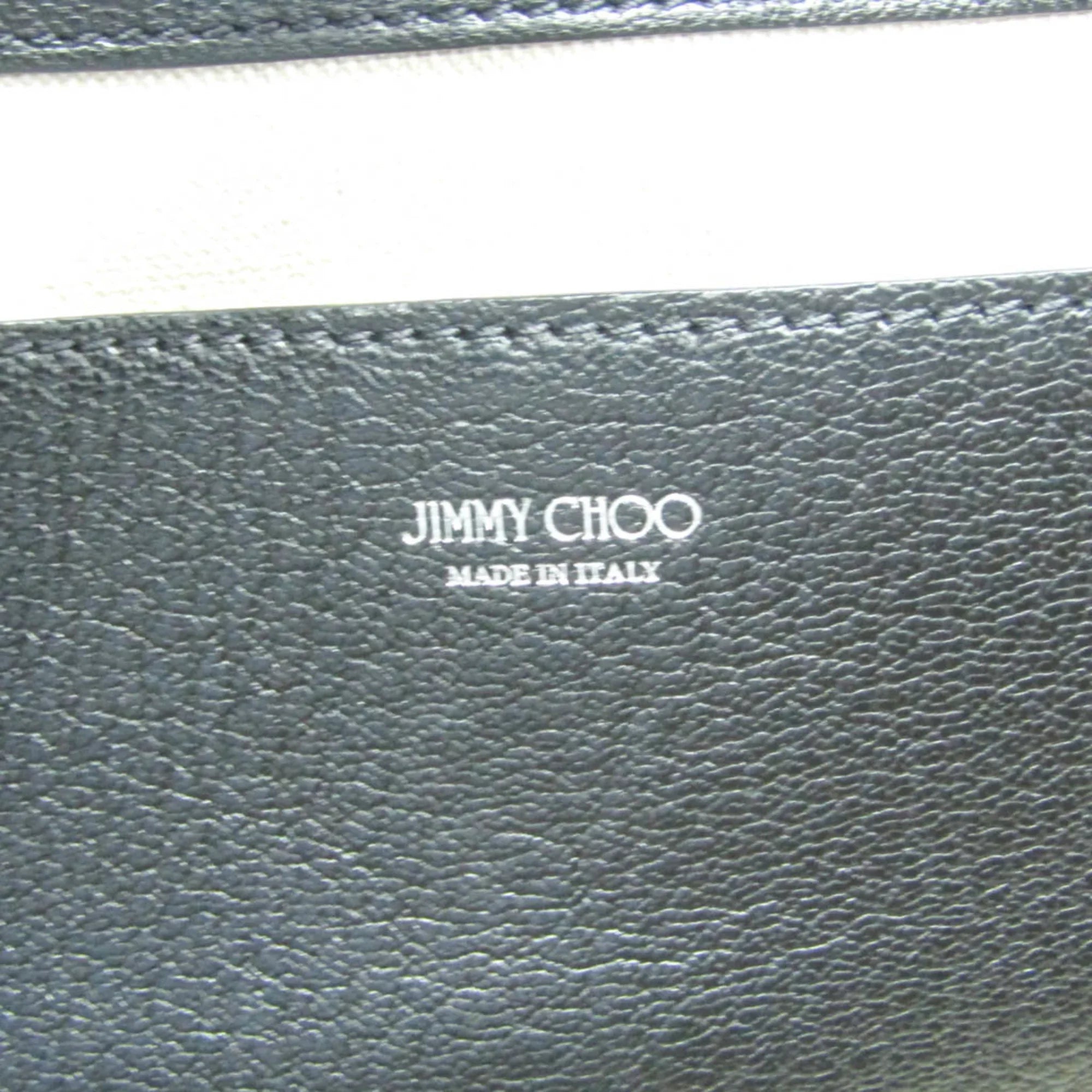 Pre-Owned Jimmy Choo Robin Women's Leather Sizehoulder Bag,Tote Bag Black (Good)