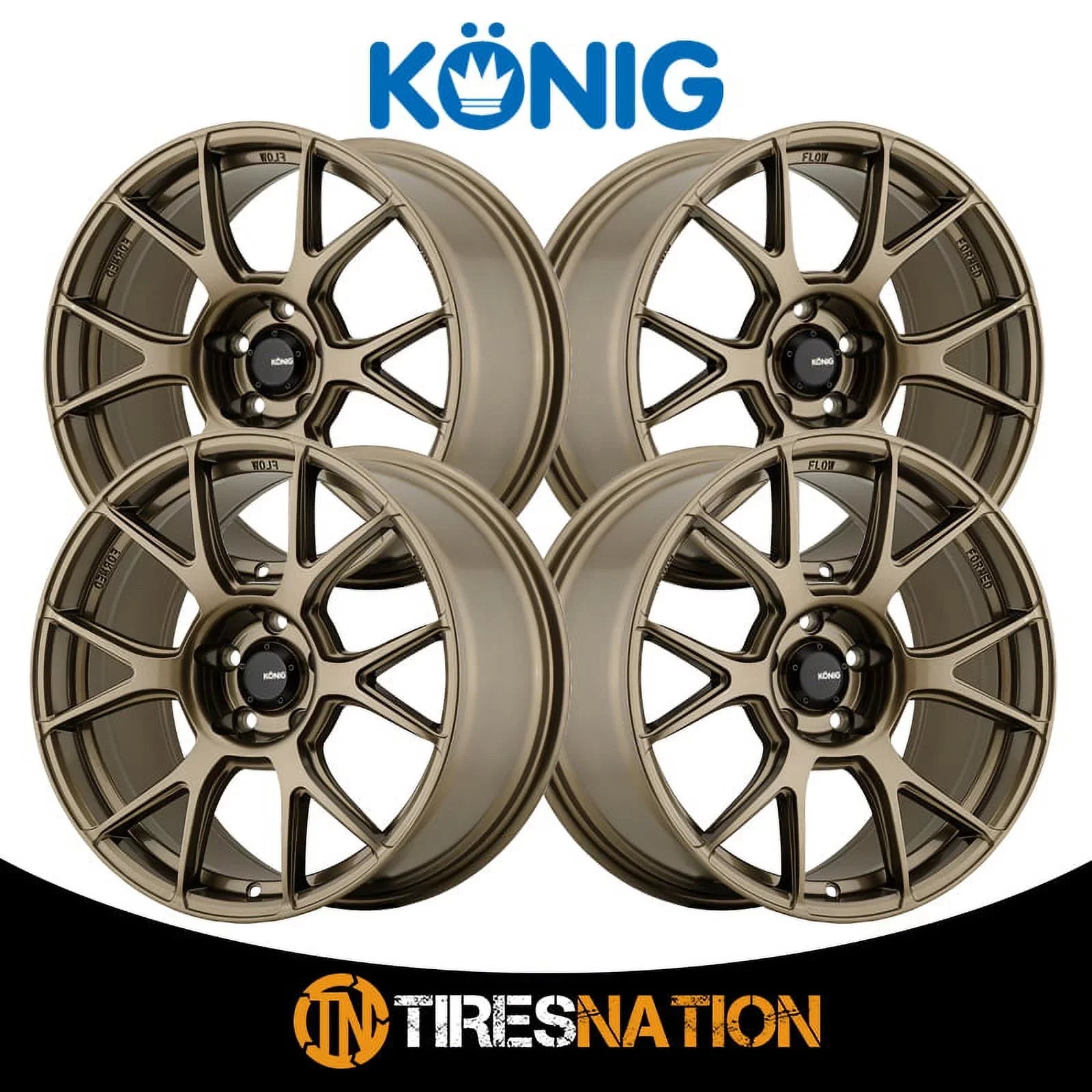 Konig 56BZ Ampliform 17x8 5x114.3 +40et Gloss Bronze Wheel