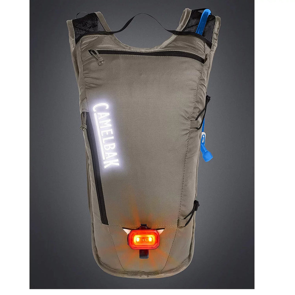 CamelBak Classic Light Bike Hydration Pack 70oz Aluminum/Black for Outdoor Lifestyle and CAMELBAK Mini M.U.L.E.( 50 oz Blue/Ivory Sizetripe) - Bundle Kit