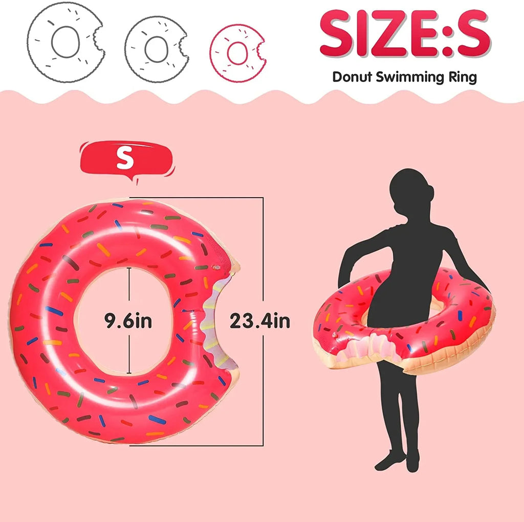 DMAR Donut Pool Floats Donut Pool Floatie Donut Tube Pool Doughnut Pool Float Donut Inflatables Doughnut Inner Tube Doughnut Pool Floatie Donut Pool Ring Donut Sizewimming Ring for Beach Pool