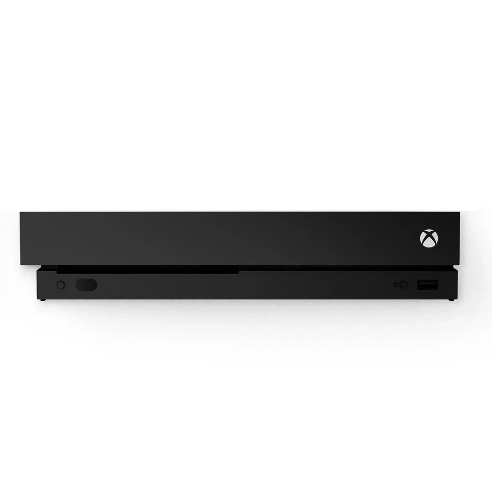 Pre-Owned Microsoft Xbox One X 1TB with 2 Controller, 4K Ultra HD Black with BOLT AXTION Cleaning Kit HDMI Bundle (Refurbished: Like New)