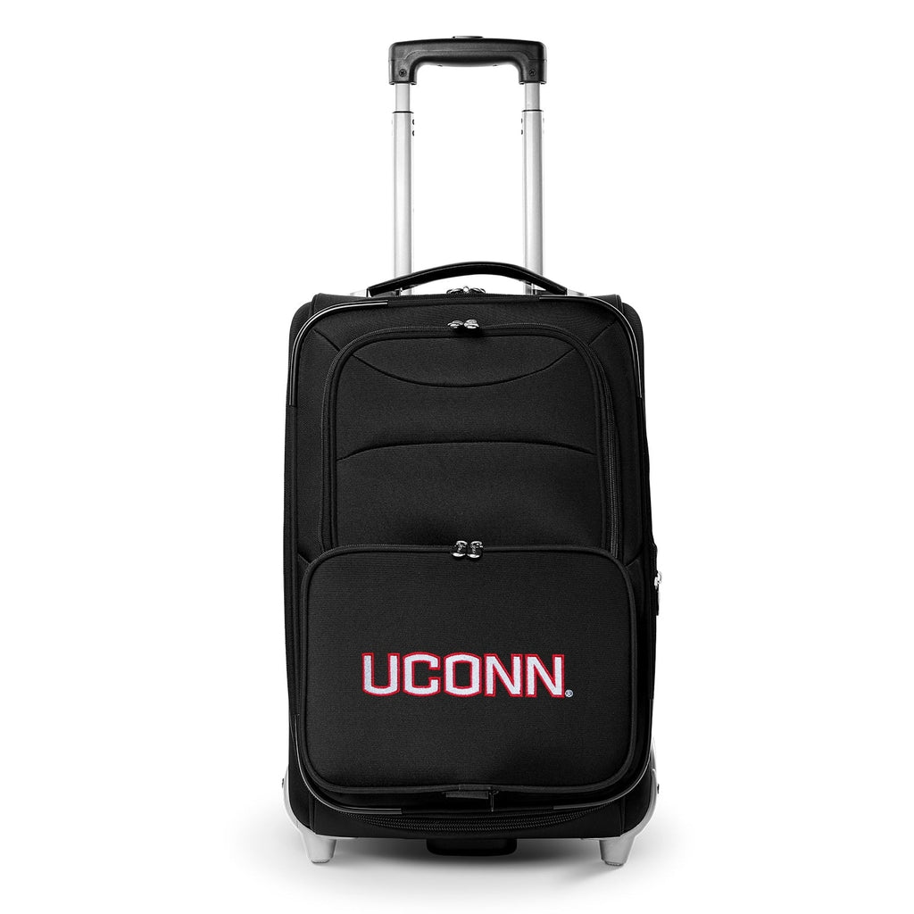 MOJO Black UConn Huskies 21" Sizeoftside Rolling Carry-On Sizeuitcase