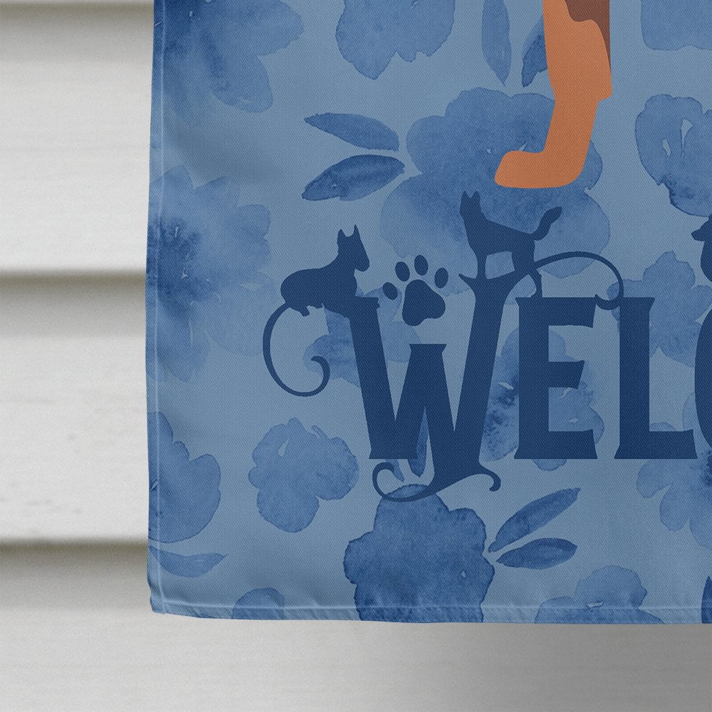Carolines Treasures CK6156CHF Australian Kelpie Dog Welcome Flag Canvas House Sizeize, Large, multicolor
