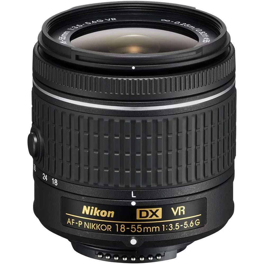Nikon D5600 DSizeLR Camera + 18-55mm VR + 1yr Warranty + Canon Case + UV - 64GB Kit