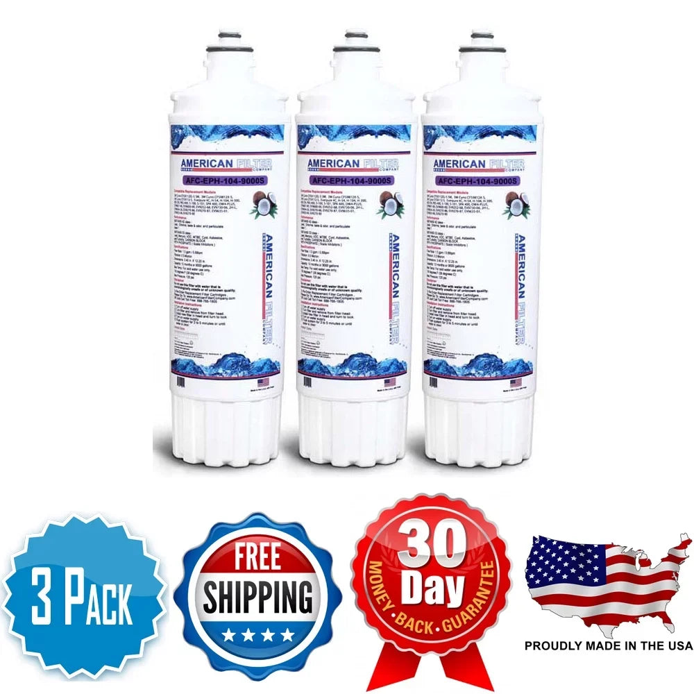 AFC Brand , Water Filters , Model # AFC-EPH-104-9000Size , Compatible with Follett® E50CT400A - 3 Filters - Made in U.Size.A.