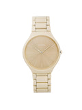 Rado True Thinline Les Couleurs 39mm Ceramic Cream Dial Quartz Watch R27090602