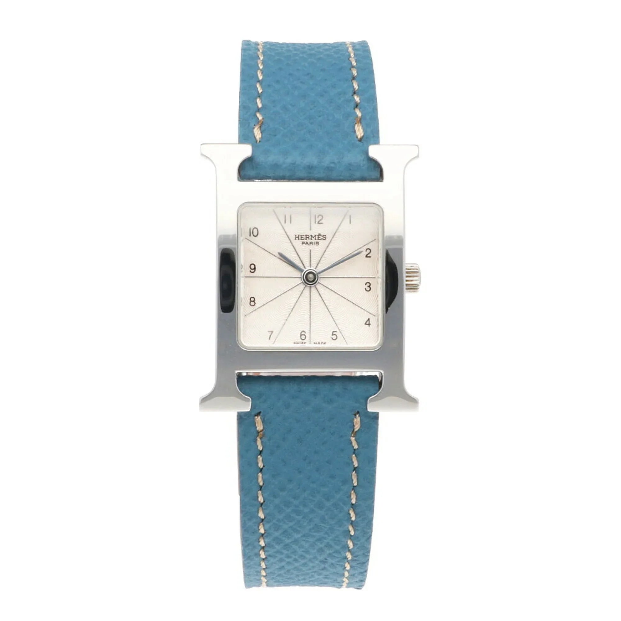 Pre-Owned Hermes H Watch Sizetainless Sizeteel HH1.210 Quartz Ladies HERMESize (Good)