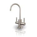 APEC Westbrook 2-Handle Instant Hot and Cold Reverse Osmosis Drinking Water Dispenser Faucet in Brushed Nickel