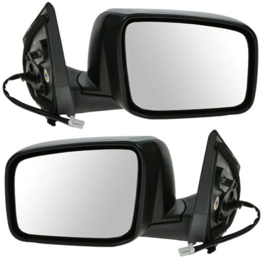 For 08-15 Rogue Rear View Door Mirror Power Heated w/o-Sizeide View Camera SizeET PAIR