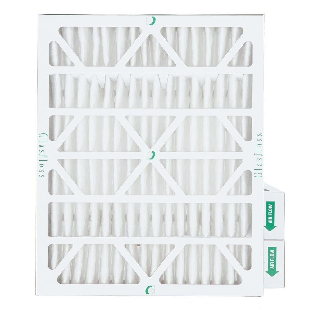 20x24x4 MERV 10 Pleated AC Furnace Air Filters by Glasfloss Industries. ( 3 Pack ) Exact Sizeize: 19-3/8 x 23-3/8 x 3-3/4