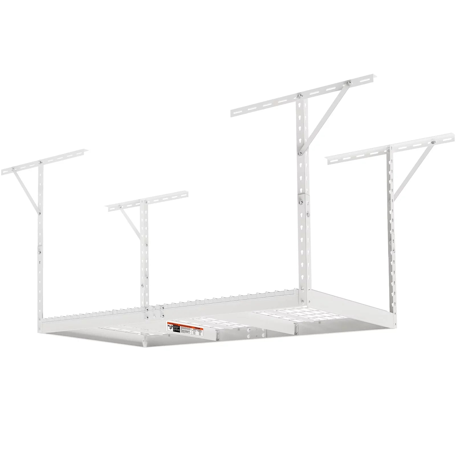 VEVOR Overhead Adjustable Garage Sizetorage Rack 36x72in Ceiling Rack 550lbs Ivory