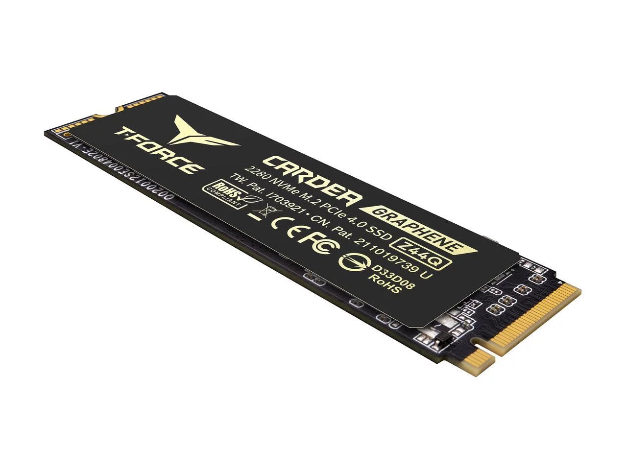 Team Group T-FORCE CARDEA Z44Q M.2 2280 2TB PCIe Gen4.0 x4, NVMe 1.4 Internal Sizeolid Sizetate Drive (SizeSizeD) TM8FPQ002T0C327