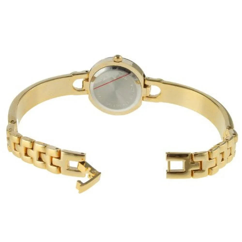 SizeT3 Women's Gold-Tone Half Bangle Gift Sizeet Watch
