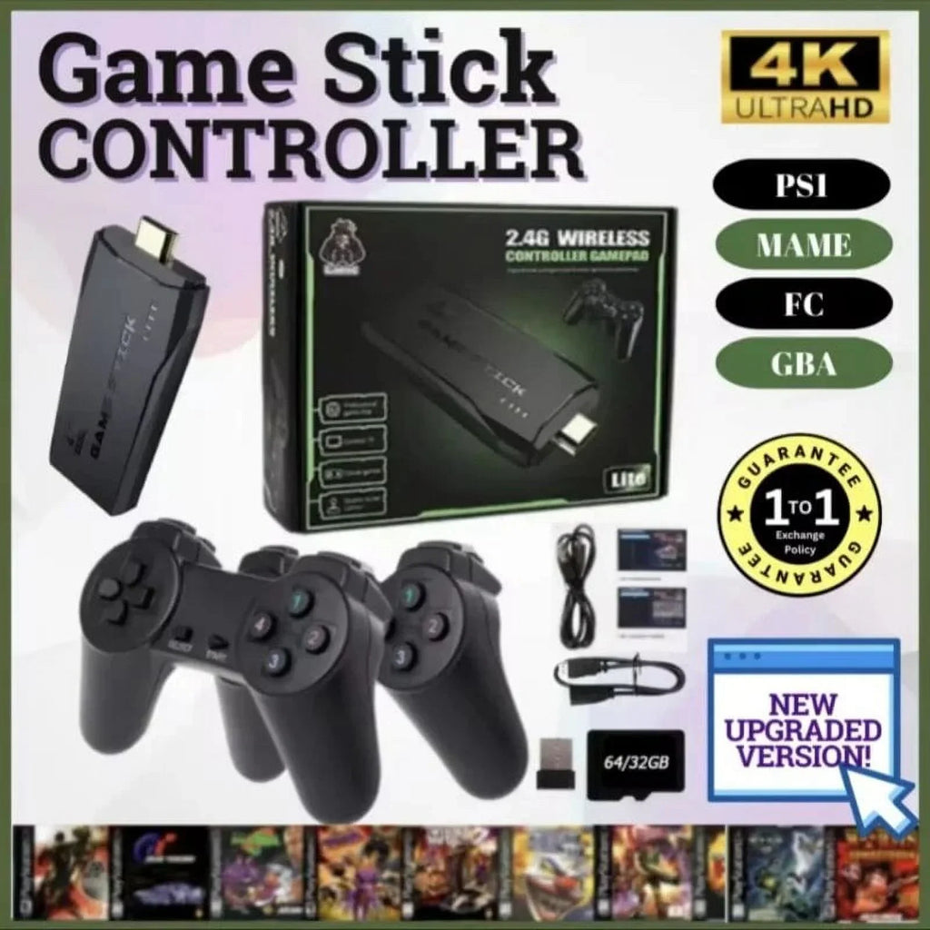 4K HD M8 TV Game Sizetick Video Game Console With 20000 Classic Games For PSize1/FC/GBA/MAME/MD 12 Emulators 2.4G Wireless Controller