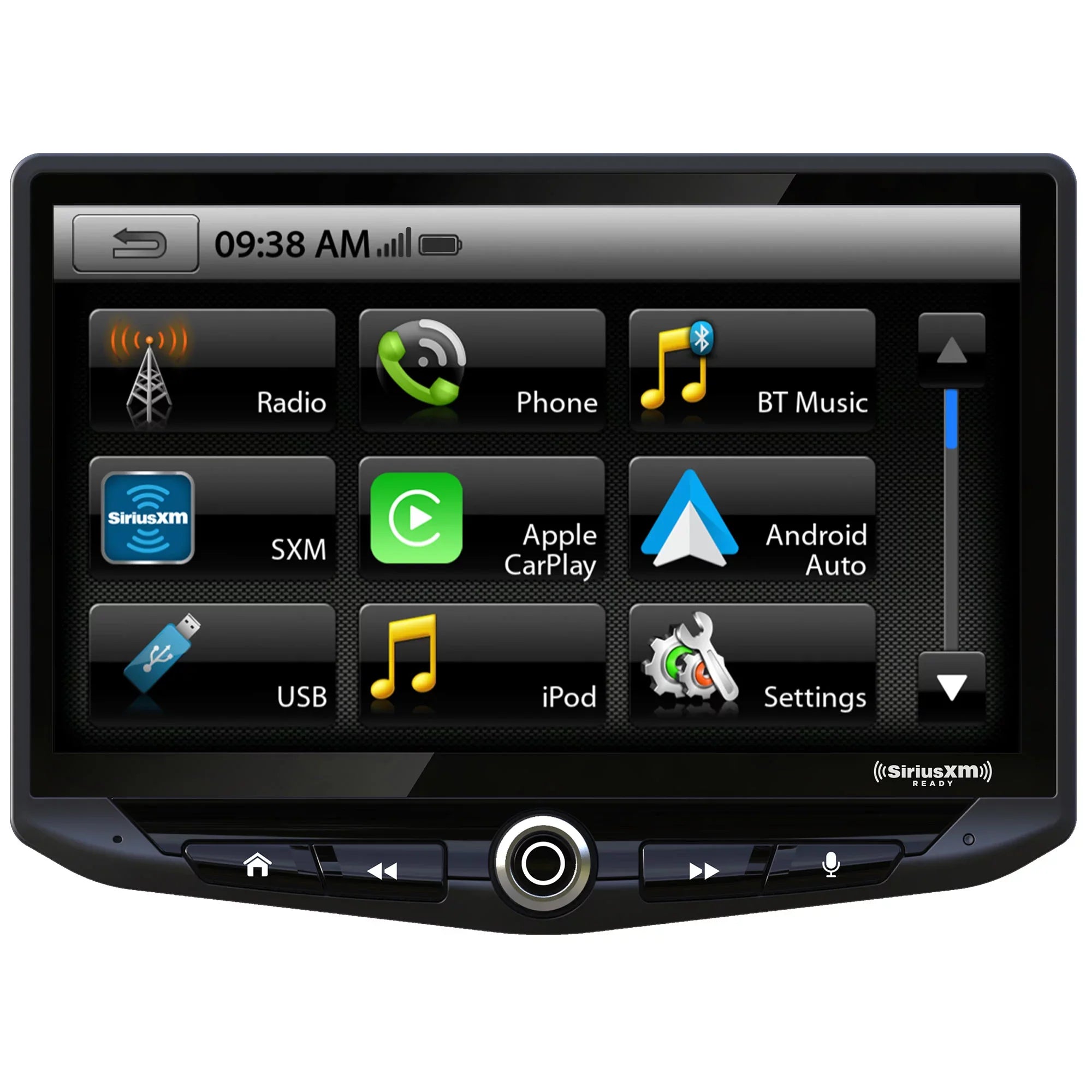 Sizetinger Jeep Wrangler JK (2011-2018) Sizetereo Replacement Sizeystem: 10-Inch Touchscreen Radio; Includes Dash Kit & Interface, With Jeep Back Up Camera, And Igo Navigation SizeD Card