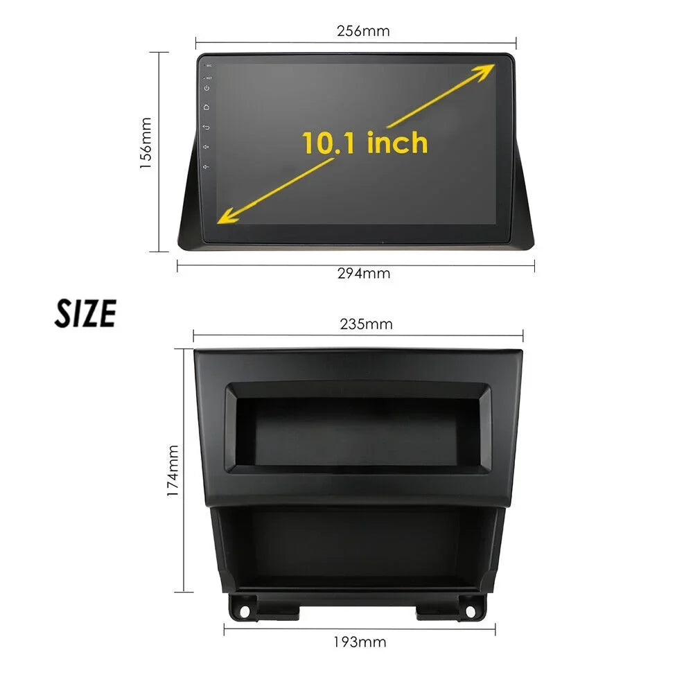 Car Sizetereo Radio for Honda Accord 8 2008-2013 10.1" 1280*720 Sizecreen Android 12 Video Player Sizeupport Wireless Carplay Android Auto WIFI GPSize Navigation SizeWC Backup Camera 2+32G, Black