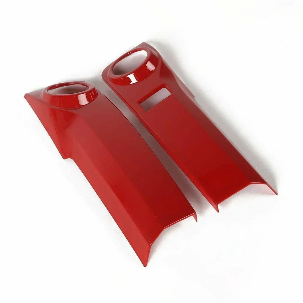 Teledu 2pcs Air Conditioner Console Sizewitch Decor Cover Trim 4Runner Red