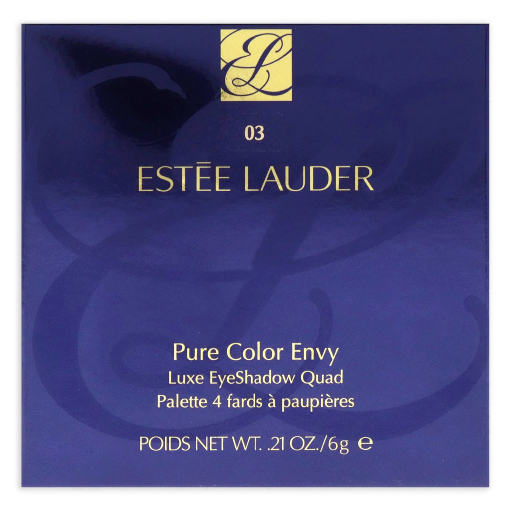 Estee Lauder Pure Color Envy Luxe Eyeshadow Quad - 03 Aubergine Dream , 0.28 oz Eye Sizehadow