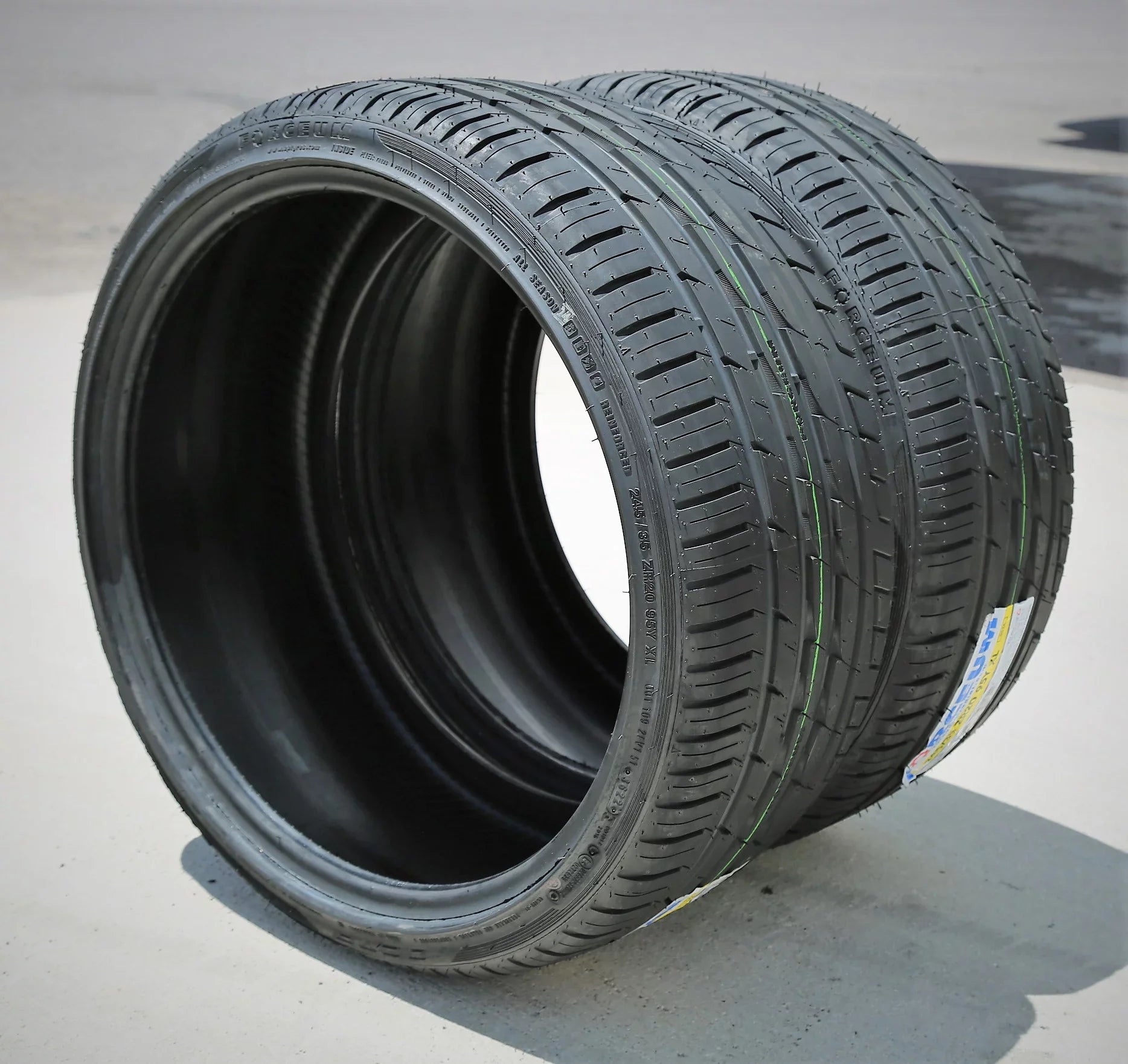 Sizeet of 4 (FOUR) Forceum Octa 245/35R20 ZR 95Y XL A/Size High Performance Tires Fits: 2017-19 Mercedes-Benz E300 4Matic, 2010-16 BMW 528i Base