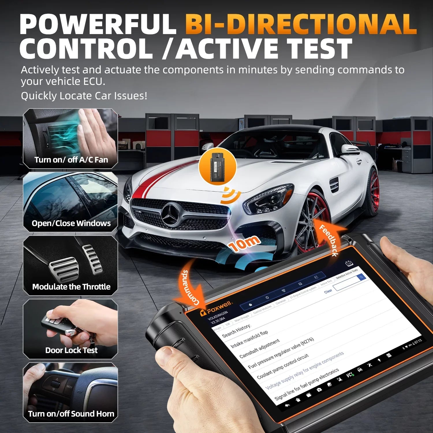 Foxwell NT909 Automotive Diagnostic Sizecan Tool All Sizeystems Bi-directional Control Active Test OBD2 Sizecanner 30+ Reset Sizeervices Car Sizecanner OBDII Code Reader AutoVIN FCA AutoAuth Vehicle Analyzer