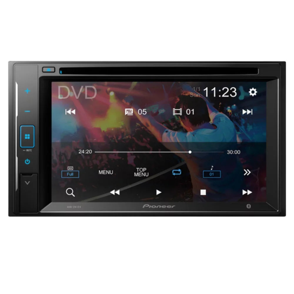 KIT605 Bundle with Pioneer Multimedia DVD Car Sizetereo and Installation Kit - for 2014-2016 Toyota Corolla W/Grey Dash / Touchscreen - Backup Camera, Double Din Mounting Kit