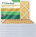 Filterbuy 10x10x2 MERV 11 Pleated HVAC AC Furnace Air Filters (6-Pack)