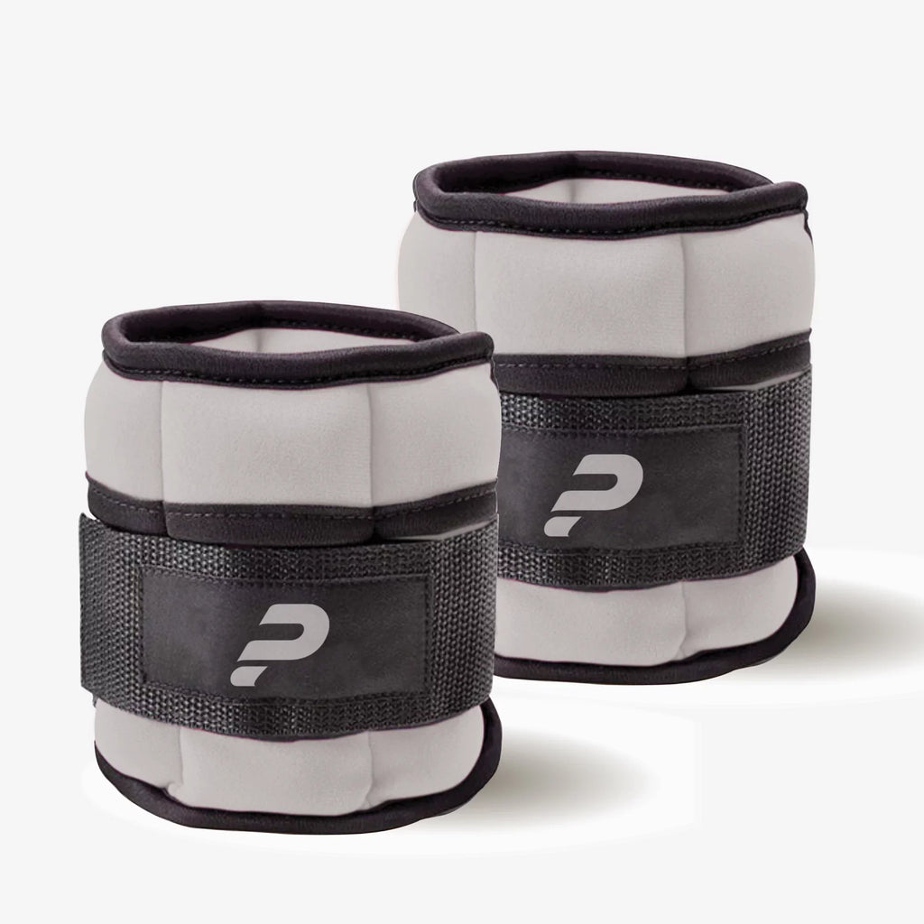 Power Wearhouse Cozy & With 'Cooling Technology' Power Wrist-Ankle Weights, Gray, 2 x 2.5lbs