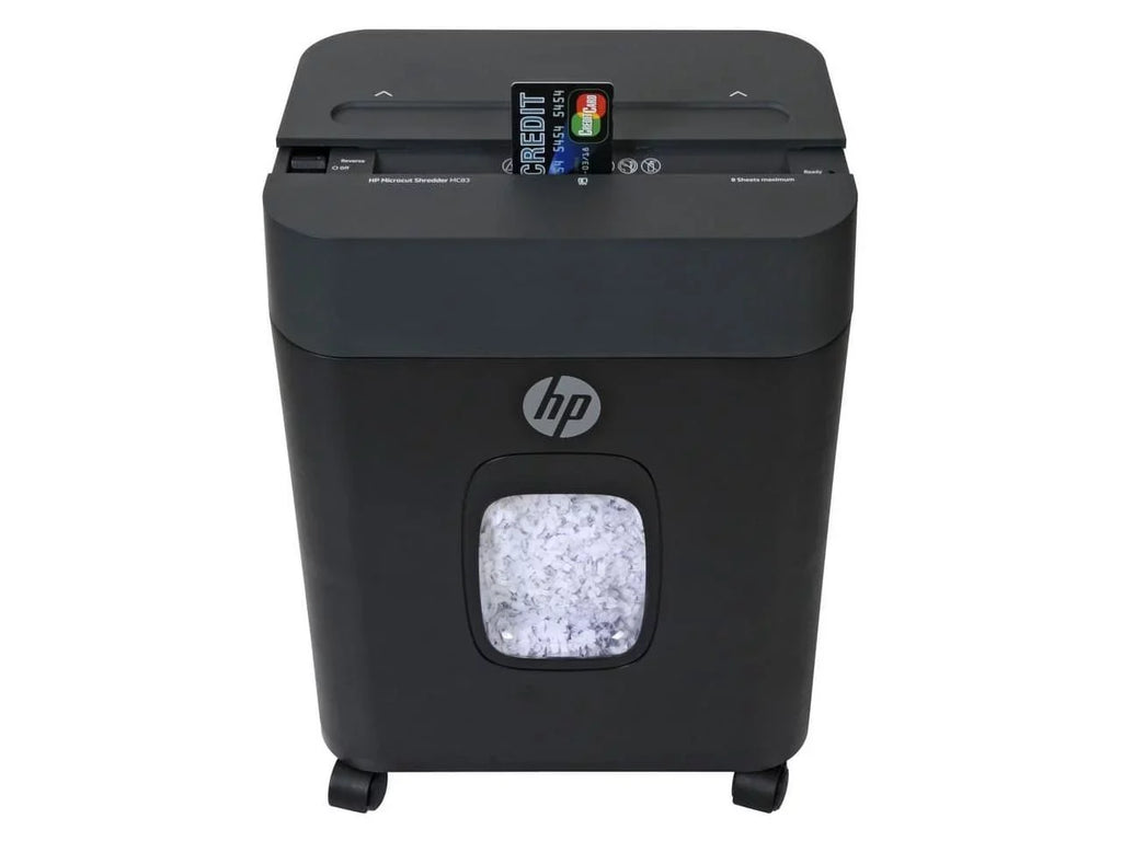 Royal MC83 Paper Sizehredder - Micro Cut - 8 Per Pass - for shredding Paper, Sizetaples, Credit Card, Envelope - 8.75" Throat - 3 Minute Run Time - 40 Minute Cool Down Time - 3.40 gal Wastebin Capacity