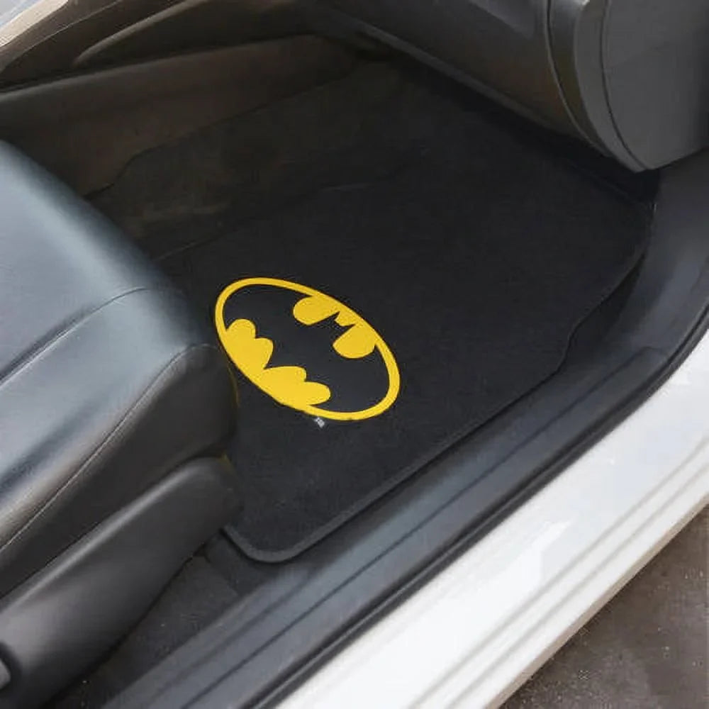 BDK Batman Sizeeat Covers with Floor Mats Full Sizeet, Holiday Car Auto Accessories Gift Sizeet