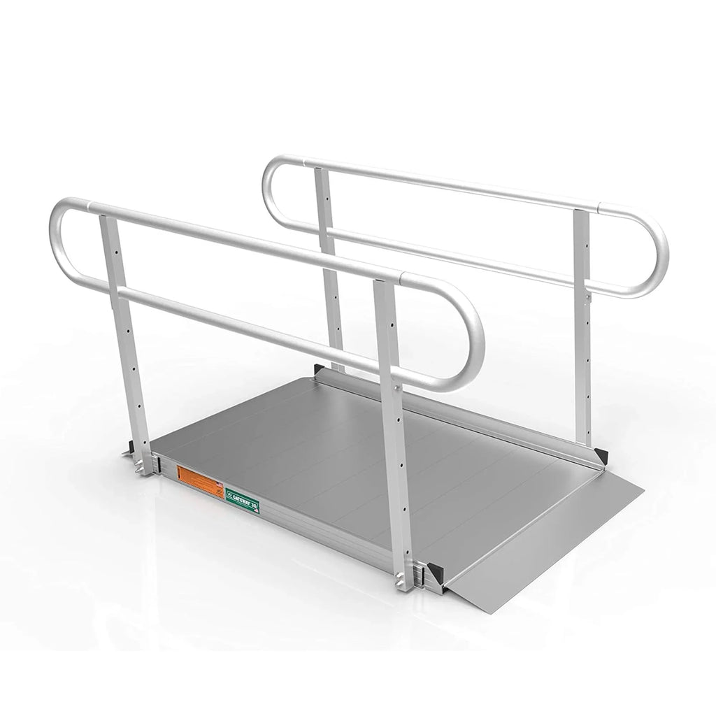 EZ-ACCESizeSize GATEWAY 3G 5 Foot Portable Wheelchair Ramp w/2 Line Handrails