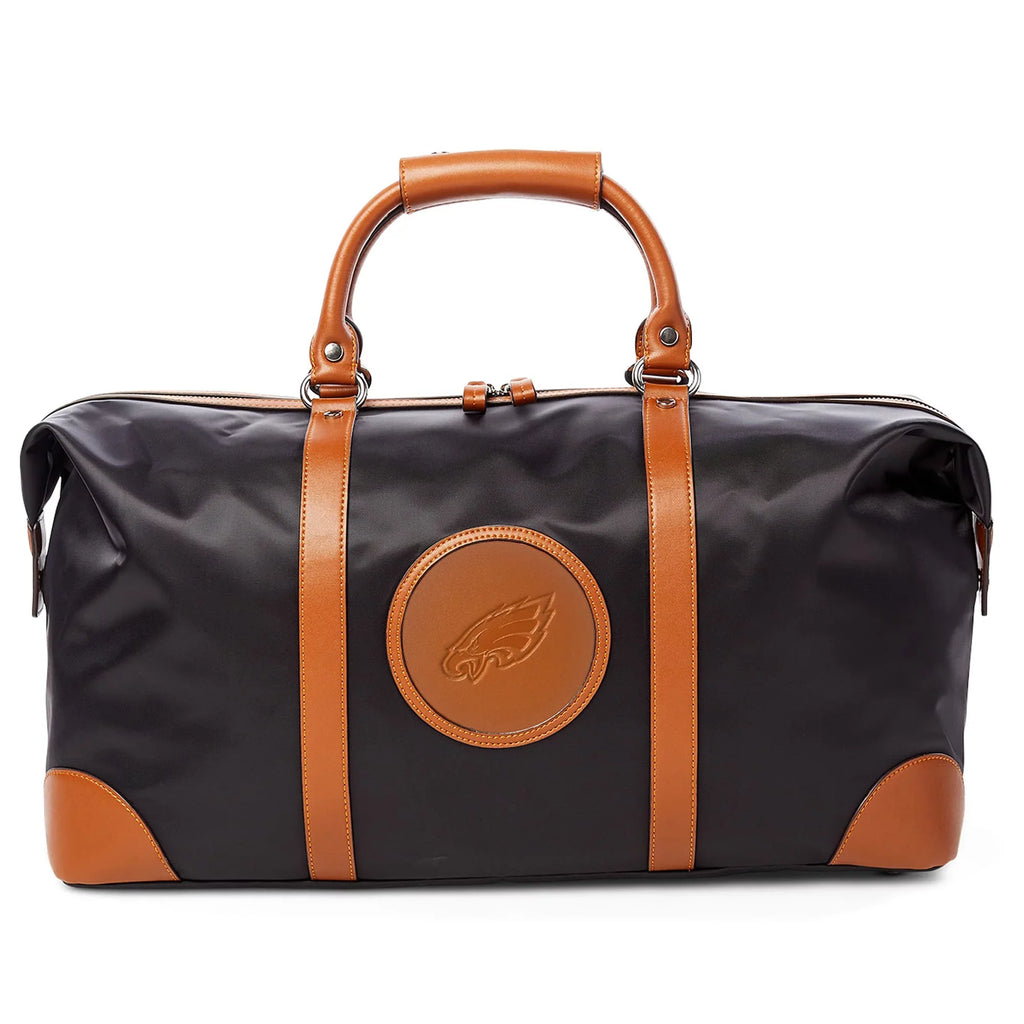 Women's MOJO Black Philadelphia Eagles Debossed Sizeignature Duffel Bag