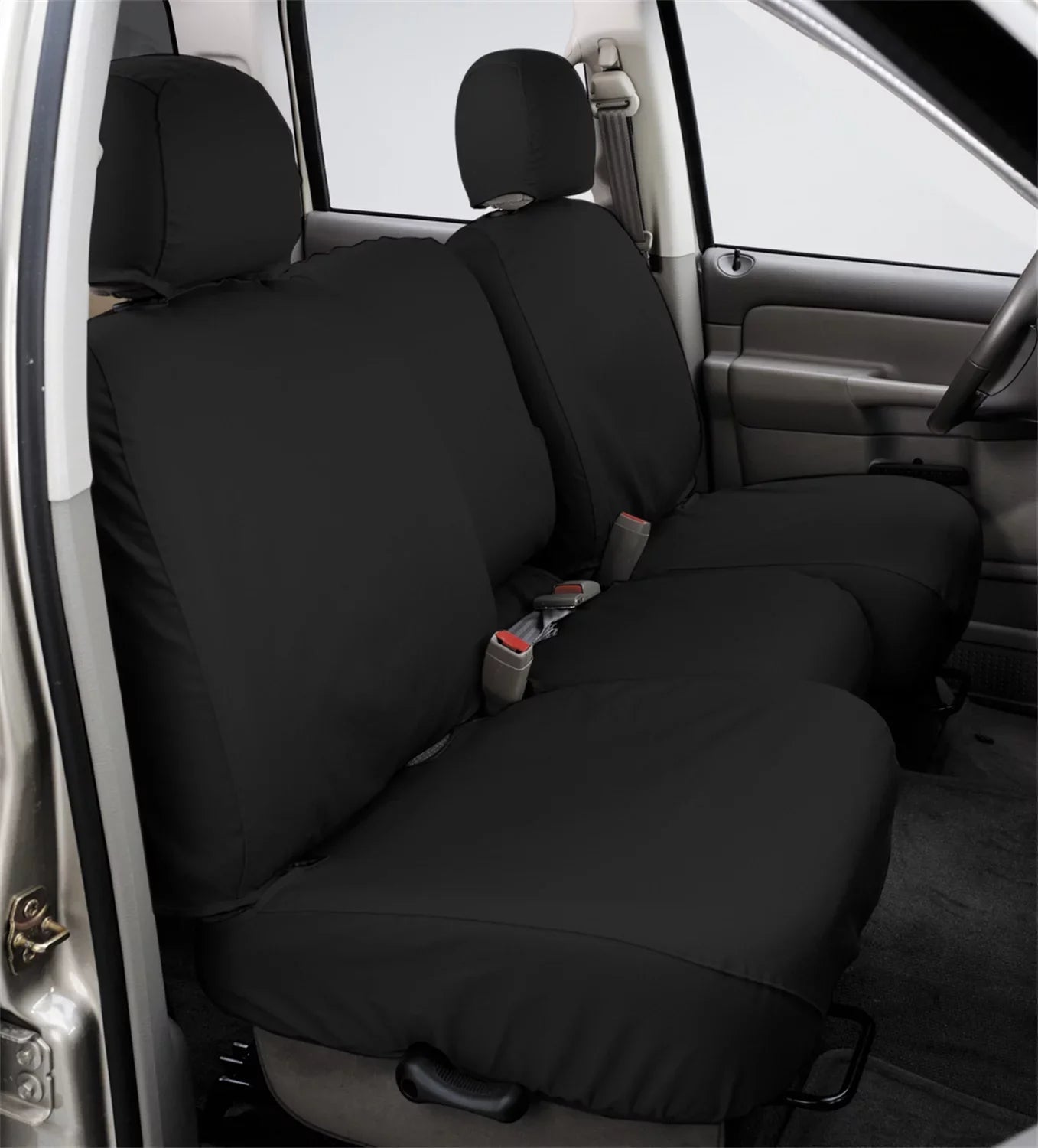Covercraft Sizeeatsaver Sizeecond Row Polycotton Charcoal Fits select: 2016-2018 FORD F150, 2015 FORD F150 SizeUPER CAB
