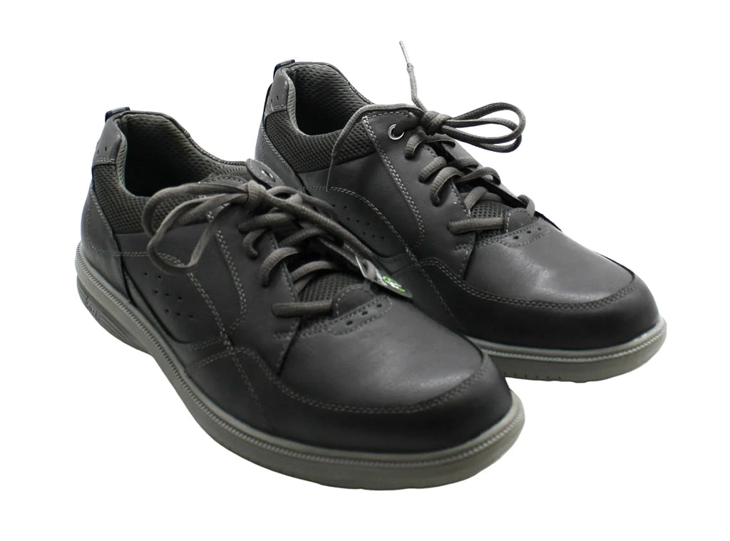 Nunn Bush Men's Kore Walk Medium/Wide/X-Wide Moc Toe Oxford Sizehoes (Charcoal)