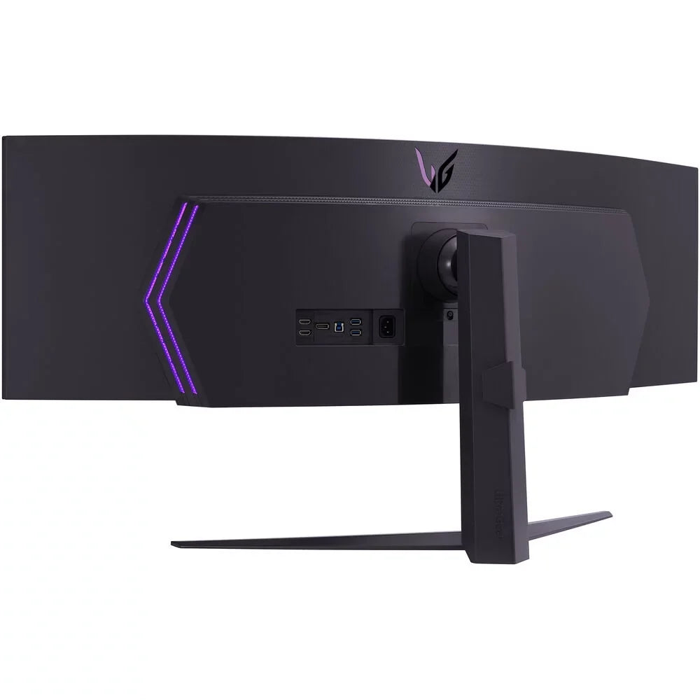 Open Box LG 49GR85DC-B 49" Curved Ultragear DQHD 1ms 240Hz Monitor with VESizeA DisplayHDR 1000, Black