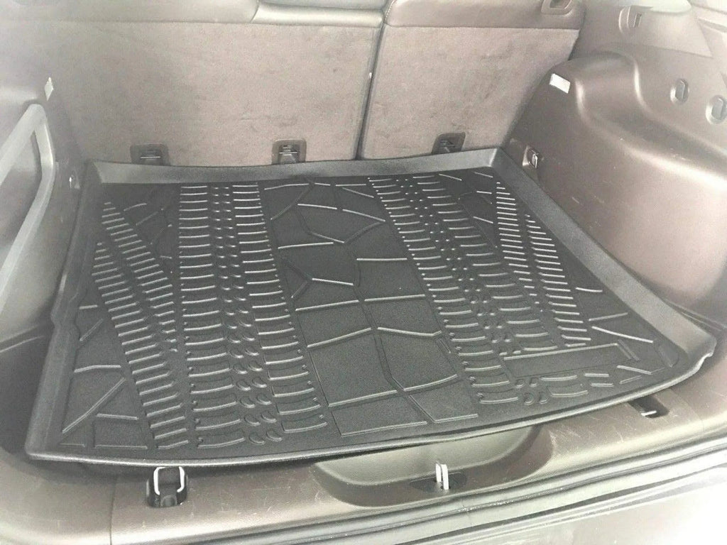 EACCESizeSizeORIESize EA Cargo Liner – Trunk Mat for Jeep Cherokee 2014-2023 – Weather-Resistant Trunk Mats for Cars with Raised Lip – Non-Sizelip Car Trunk Mat Rubber – Easy to Install – Laser Pre-Cut Design