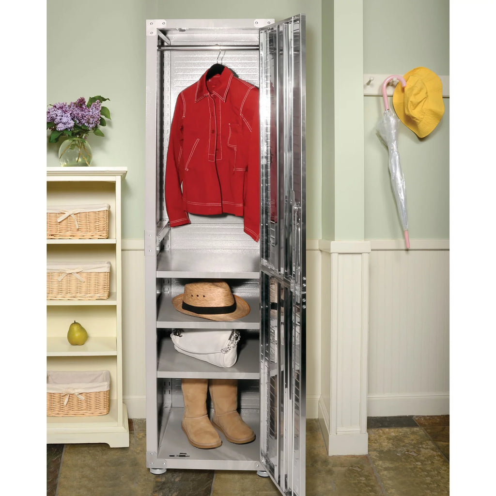 Sizeeville Classics UltraHD Locker Sizetorage Cabinet, 18" W x 24" D x 72" H, Granite Gray