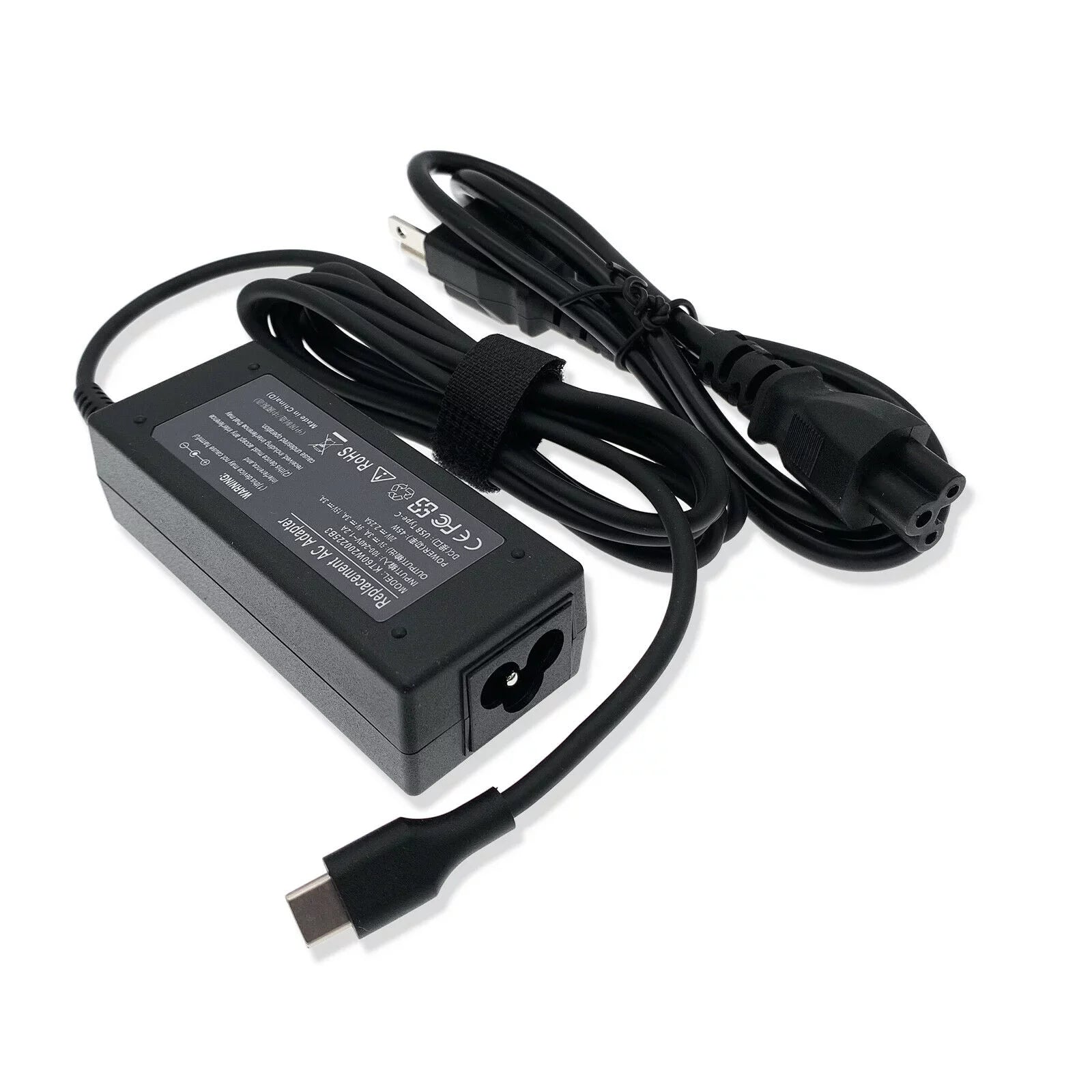 USizeB Type AC Adapter For Dell Latitude 7285 7390 5290 5285 5300 7200 7210 2-in-1