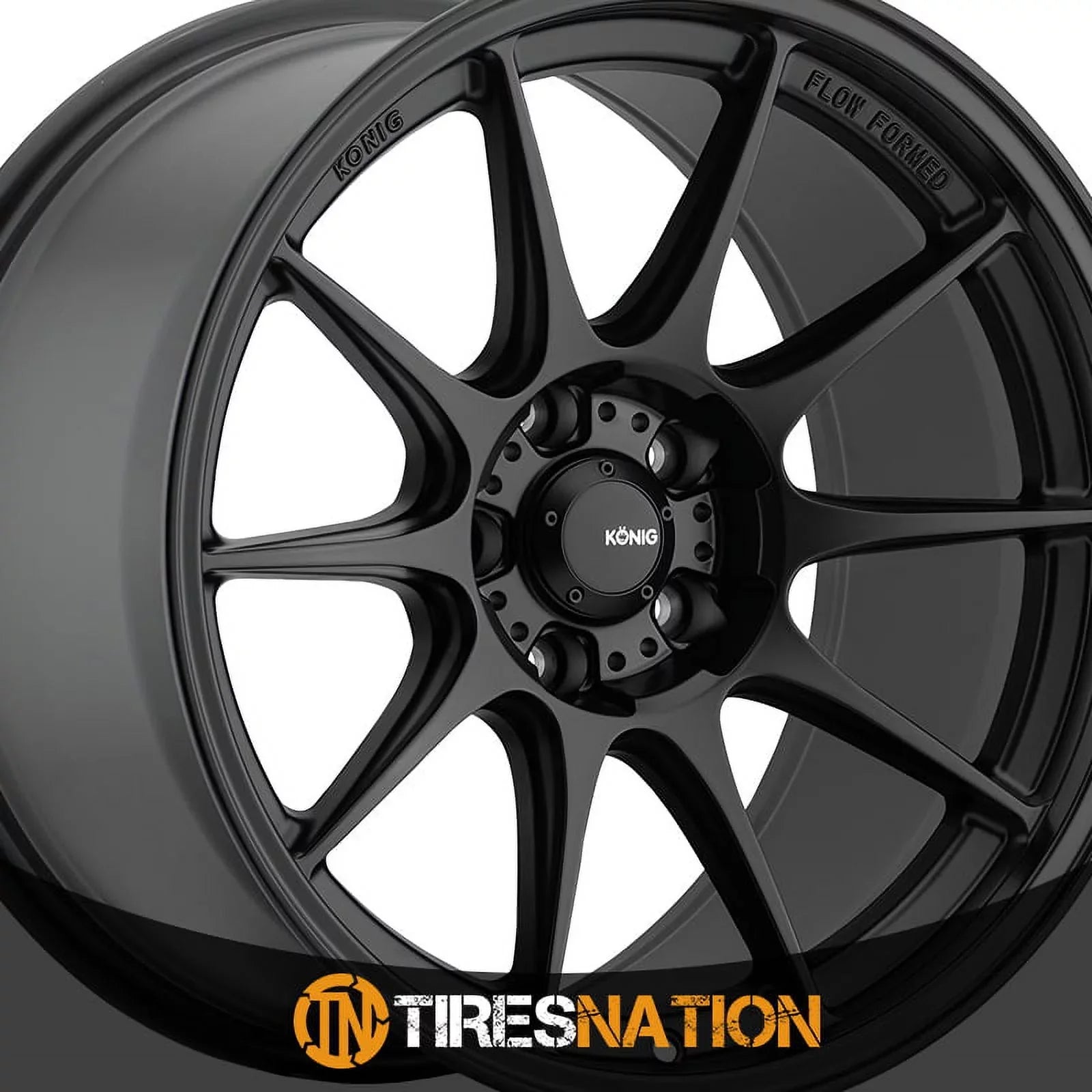 Konig 57B Dekagram 17x9 5x100 +40et Sizeemi-Matte Black Wheel