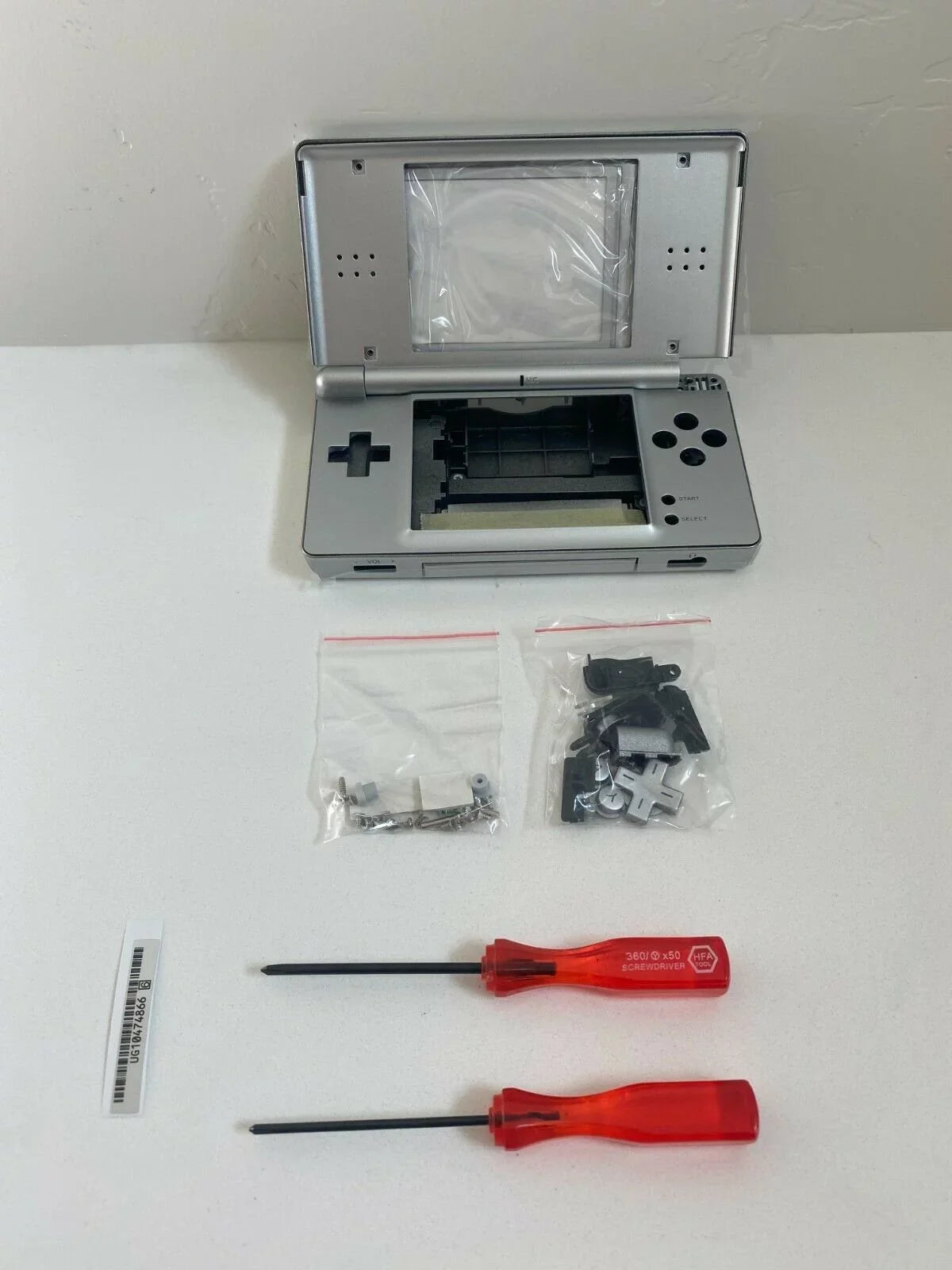 Replacement Housing for Nintendo DSize Lite Glass Lens Sizehell Sizeilver