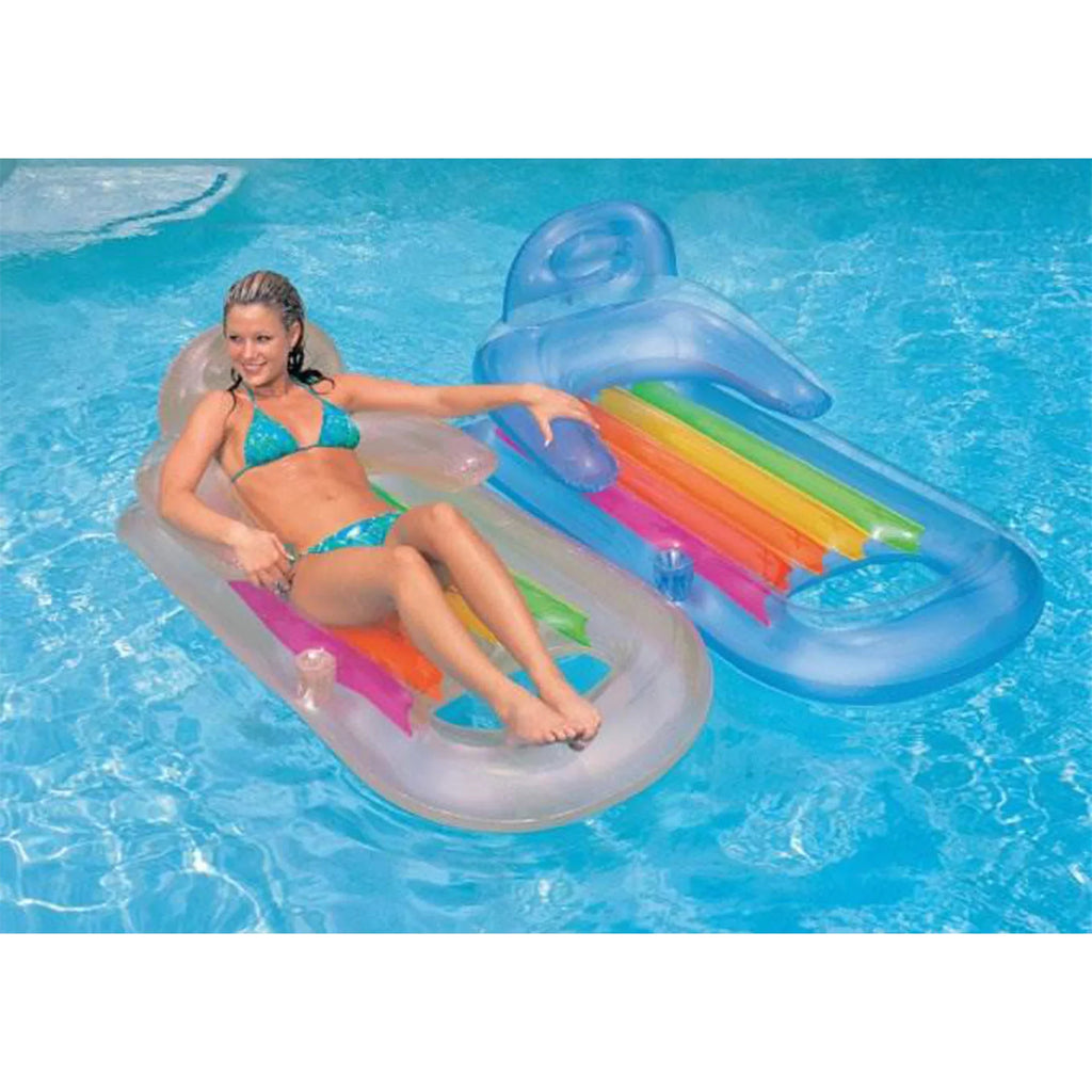 Intex King Kool Rest Inflatable Sizewimming Pool Restr with Headrest (Pair)