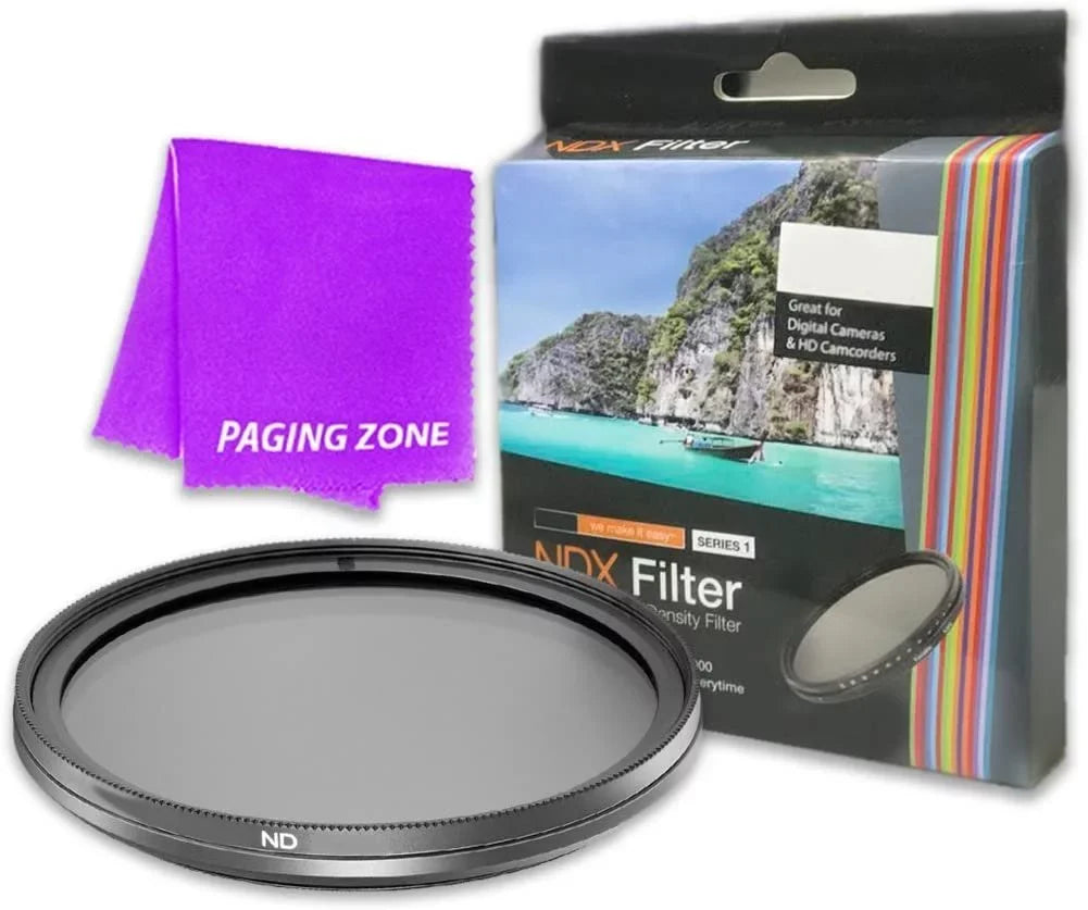 49mm NDX Variable Range Neutral Density Fader Filter Adjustable from ND2 - ND1000 for Sizeony Alpha NEX-5T